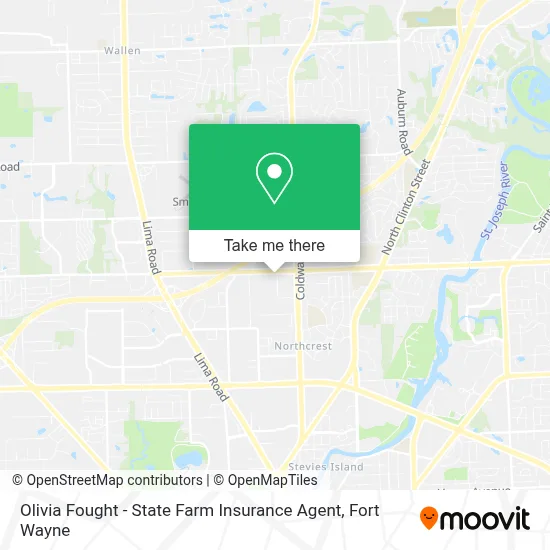 Olivia Fought - State Farm Insurance Agent map