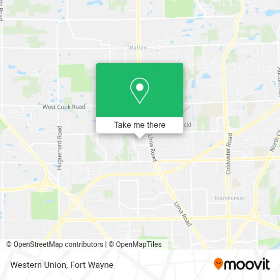 Western Union map