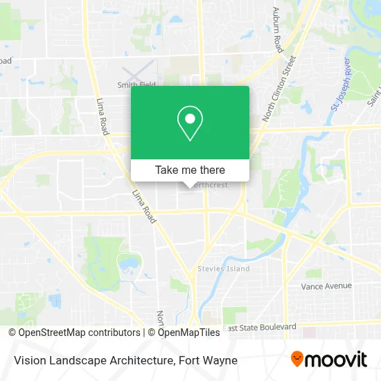 Vision Landscape Architecture map