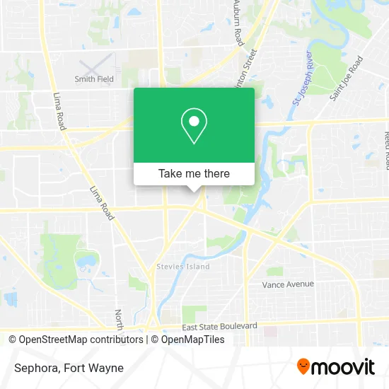Sephora map