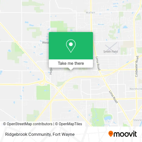 Mapa de Ridgebrook Community