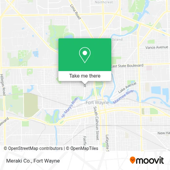 Meraki Co. map