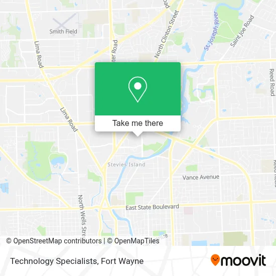 Technology Specialists map