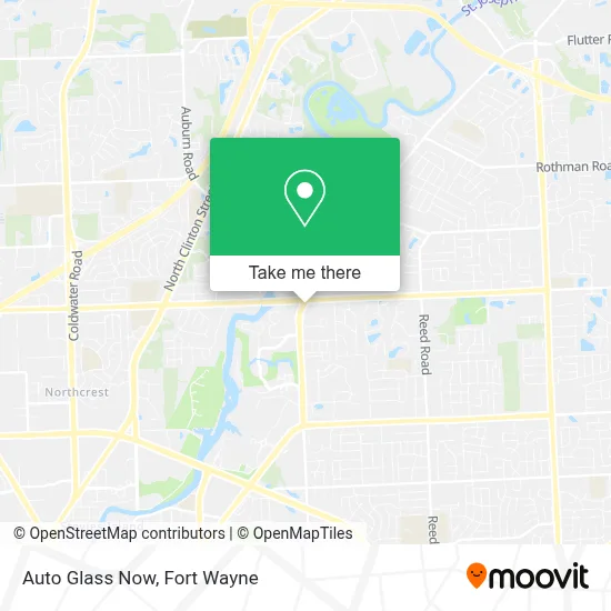 Auto Glass Now map