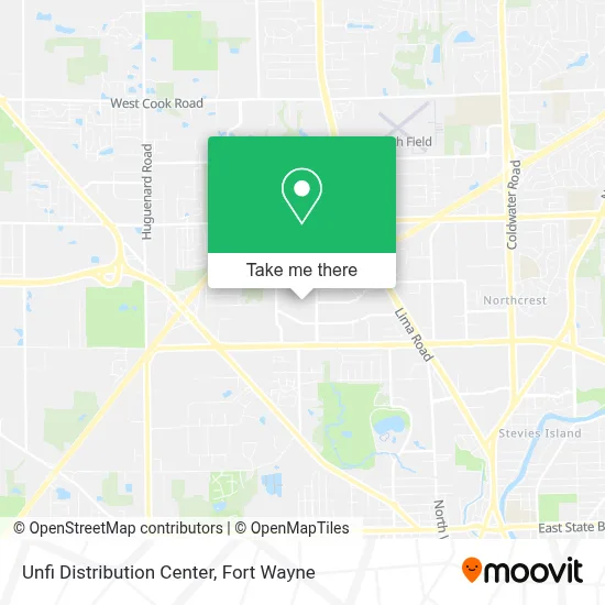 Unfi Distribution Center map