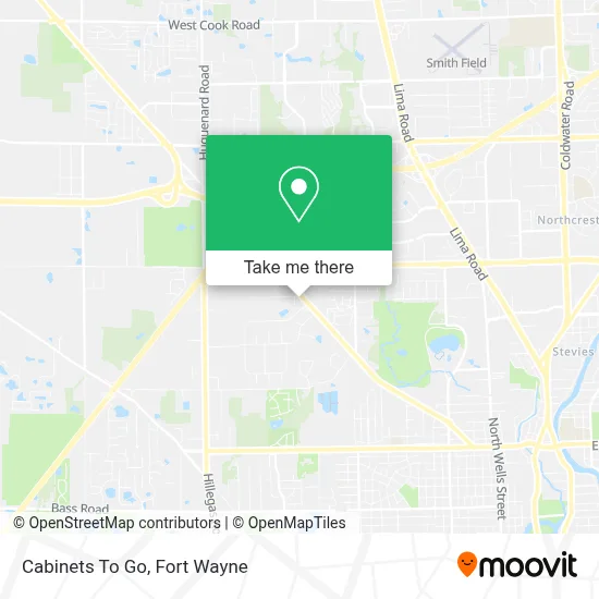 Cabinets To Go map
