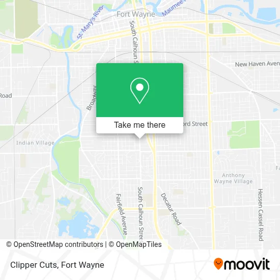 Clipper Cuts map