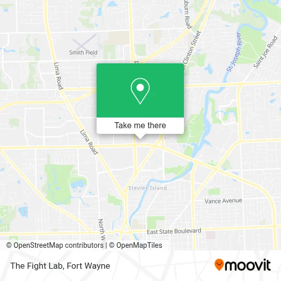 The Fight Lab map