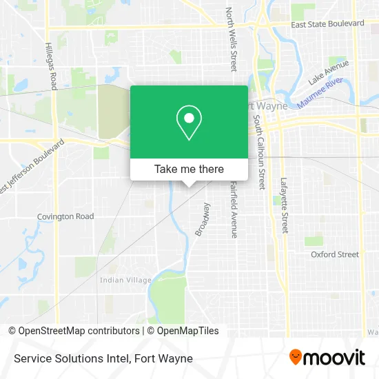 Service Solutions Intel map