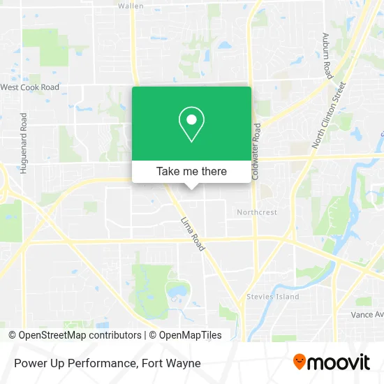 Power Up Performance map