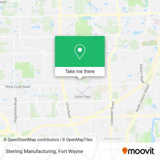 Sterling Manufacturing map