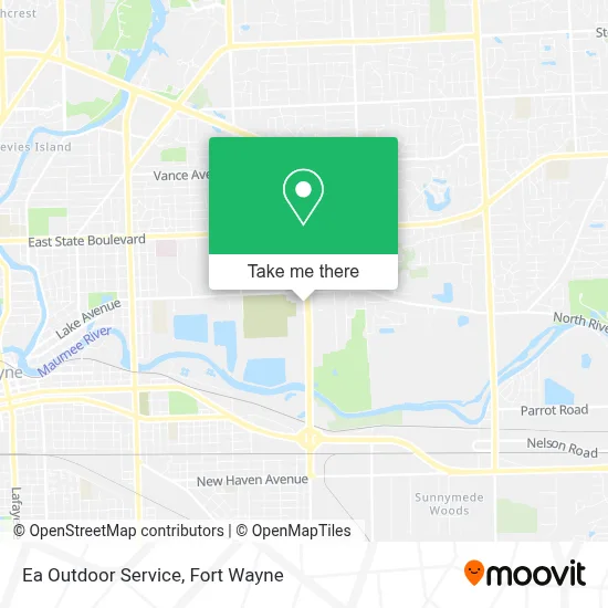 Ea Outdoor Service map
