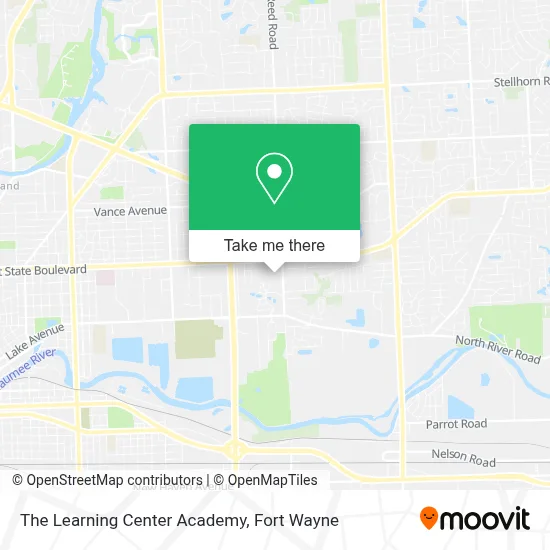 The Learning Center Academy map