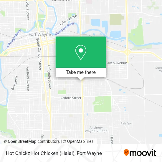 Hot Chickz Hot Chicken (Halal) map