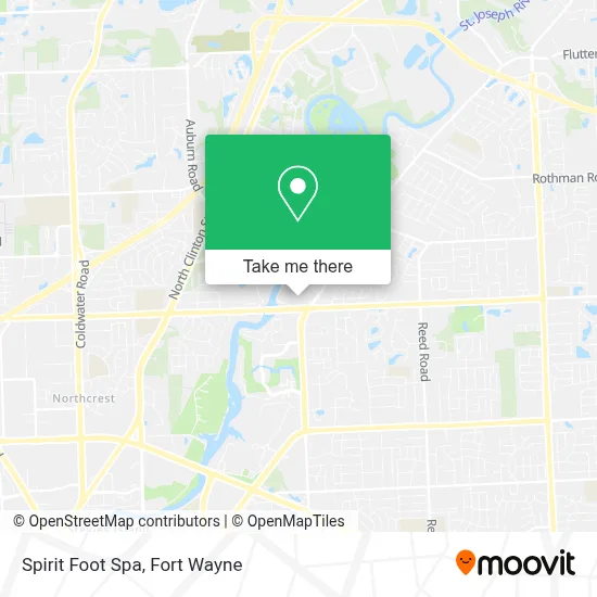 Spirit Foot Spa map