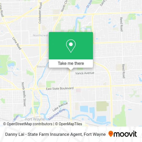 Danny Lai - State Farm Insurance Agent map