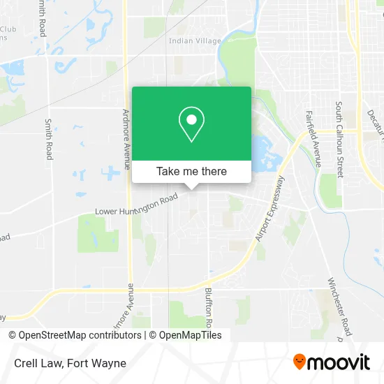 Crell Law map