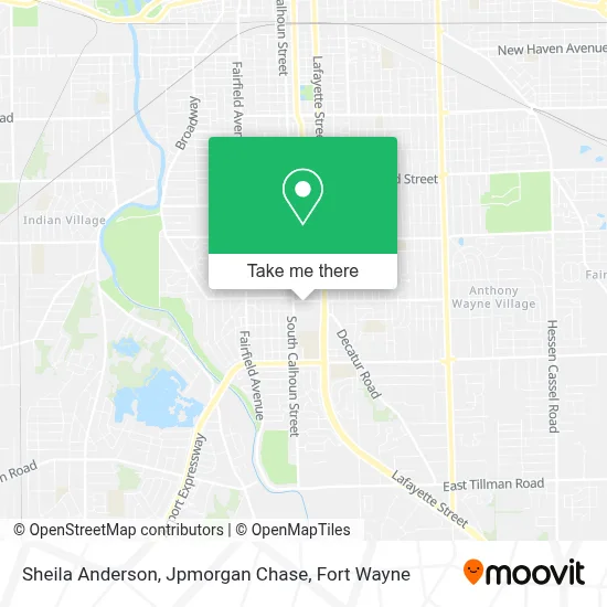 Sheila Anderson, Jpmorgan Chase map