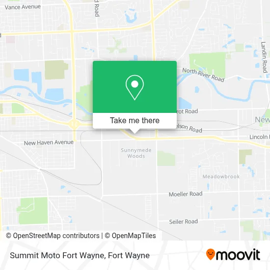 Summit Moto Fort Wayne map