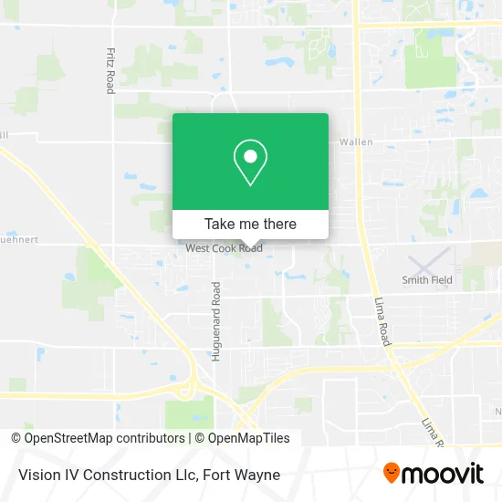 Vision IV Construction Llc map