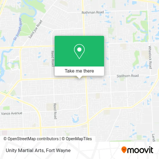 Unity Martial Arts map