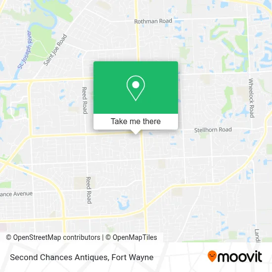 Second Chances Antiques map