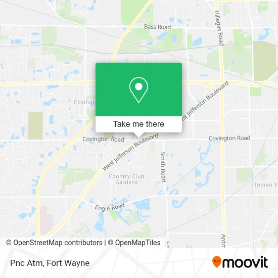 Pnc Atm map