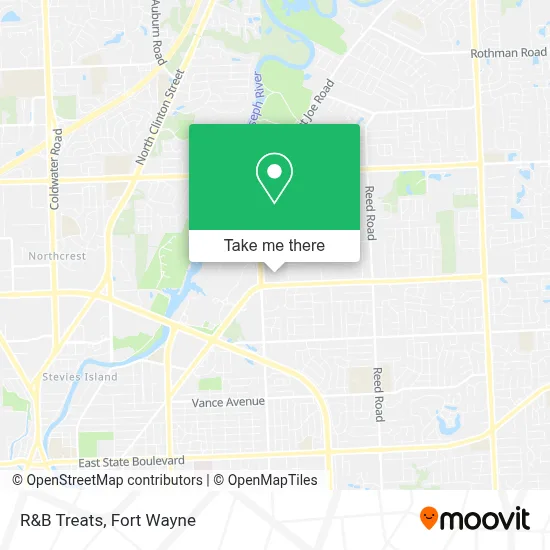 R&B Treats map