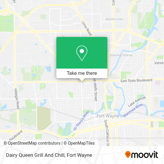 Dairy Queen Grill And Chill map