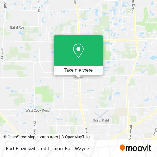 Fort Financial Credit Union map