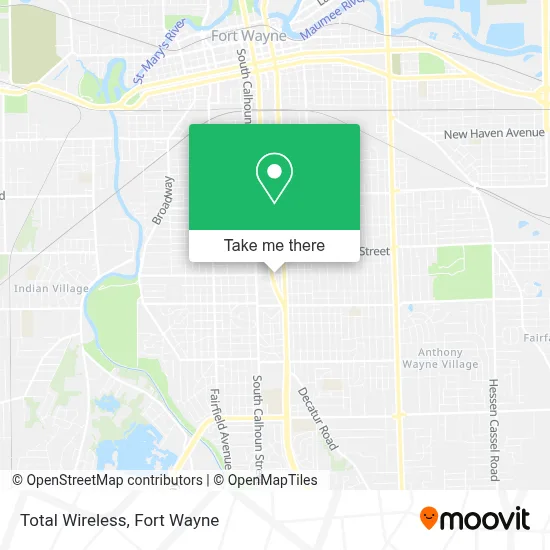 Total Wireless map