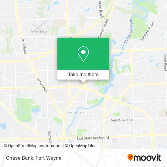 Chase Bank map