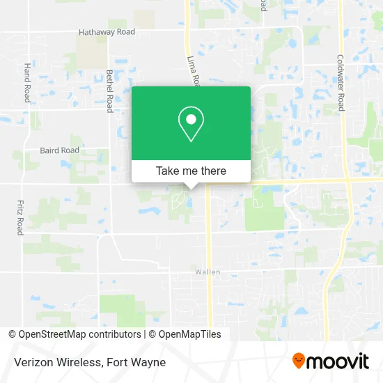 Verizon Wireless map