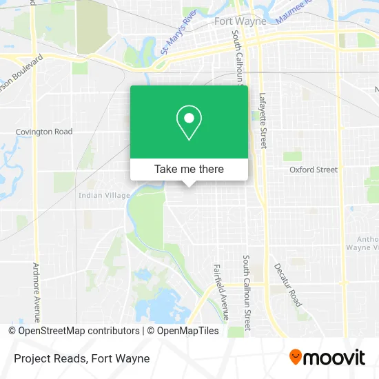 Project Reads map