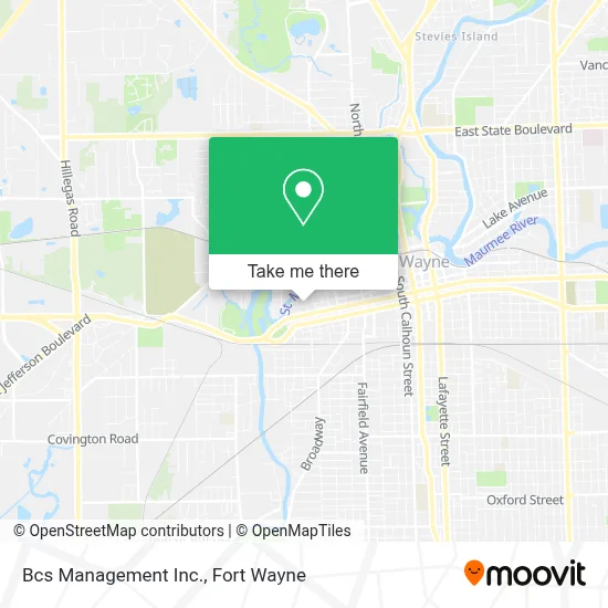 Bcs Management Inc. map