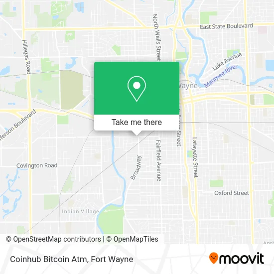 Coinhub Bitcoin Atm map