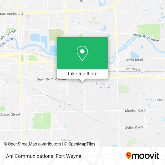 Ahl Communications map