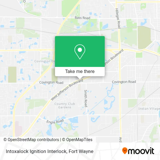 Intoxalock Ignition Interlock map