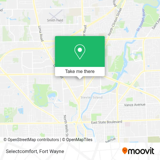Selectcomfort map