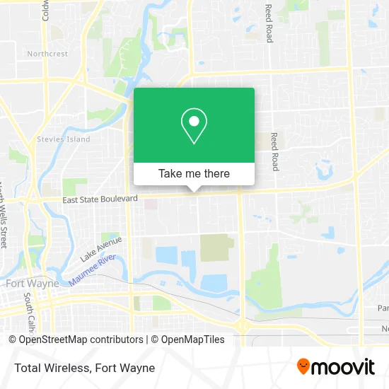 Total Wireless map
