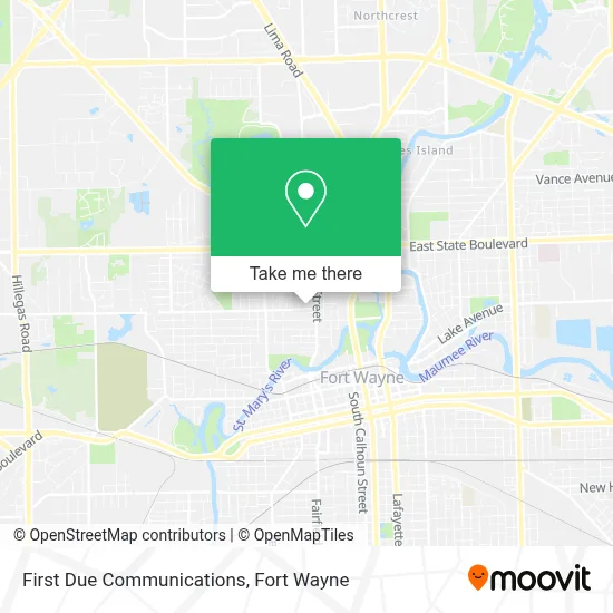 First Due Communications map