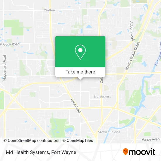Md Health Systems map