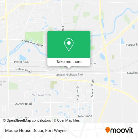 Mouse House Decor map