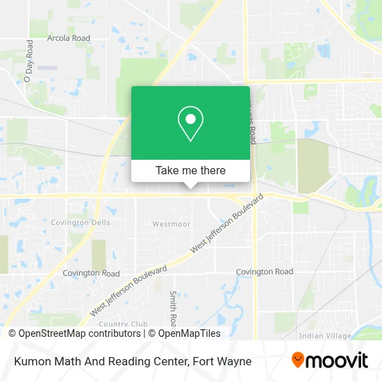 Kumon Math And Reading Center map