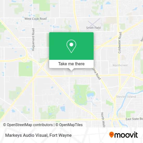 Markeys Audio Visual map