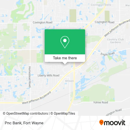 Pnc Bank map