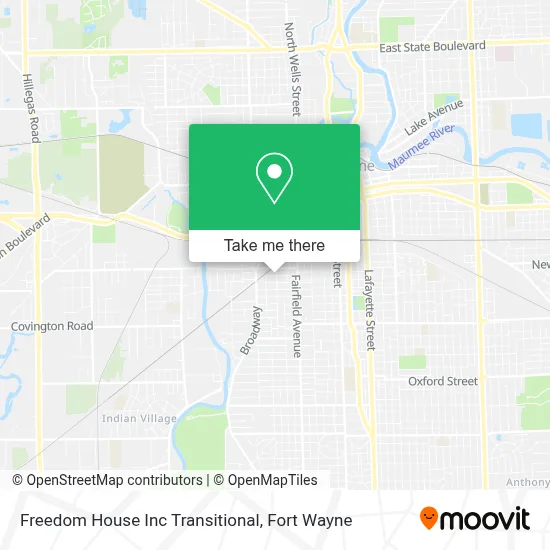 Freedom House Inc Transitional map