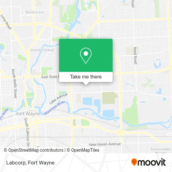 Labcorp map