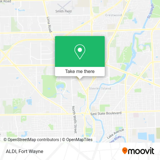 Mapa de ALDI