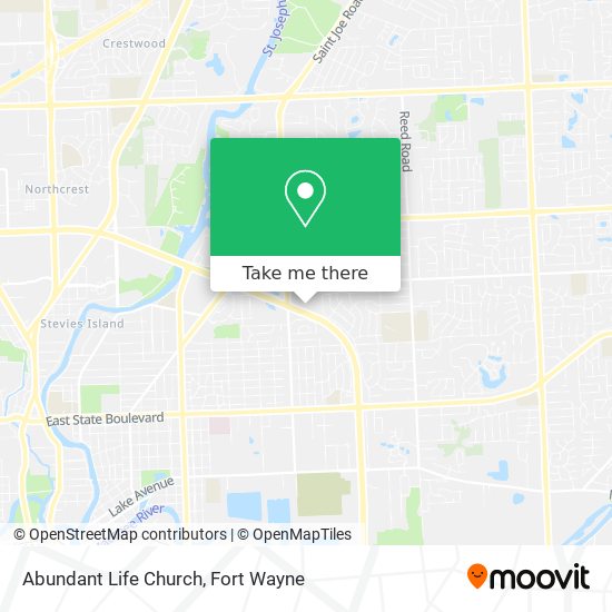 Abundant Life Church map